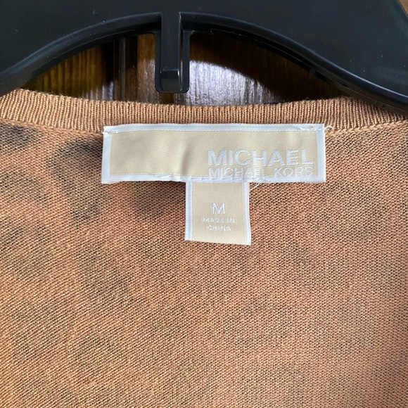 Michael kors leopard knitted cardigan sweater - Picture 5 of 6